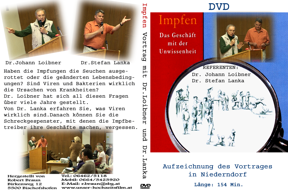 Impfen - Das Geschäft mit der Unwissenheit - Vortrag Niederndorf - DVD (2015)